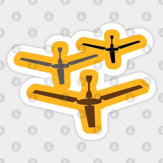 Ceiling fan Sticker by Madhur